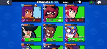 Konto Brawl Stars rzadki chester kosztuje 50 zł