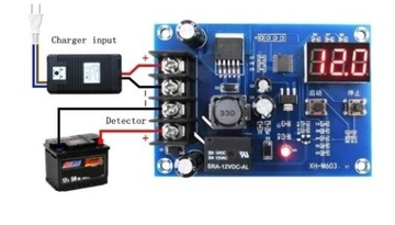 Moduł XH-M603 sterowania ładowarką  dla 12 - 24V
