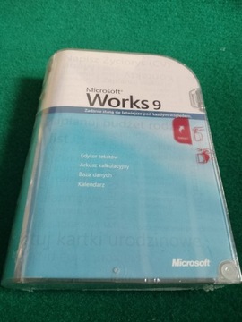 Microsoft Works 9 wersja BOX, nowy.