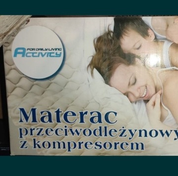 Materac przeciwodleżynowy z kompresorem nowy