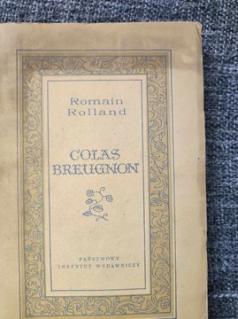 Colas Breugnon - Romain Rolland 1953