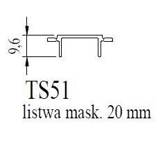 Dystans, zaślepka do ramy przęsła