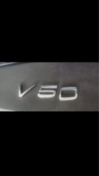 Emblemat logo napis volvo v50 na tylna klape orygi