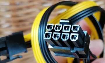 Kabel GPU 6pin / 8pin (6+2) 50cm