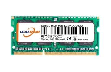 Walram pamięć RAM DDR3L 4GB 1600 1 35V SODIMM DDR3