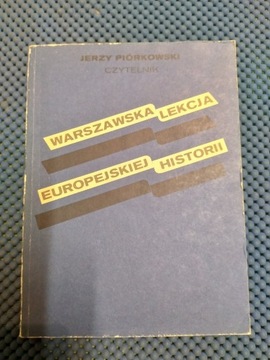 Książka - Jerzy Piórkowski "Warszawska Lekcja..."