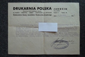 Jarocin Gazeta Jarocińska i Orędownik 1945/1946