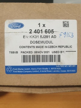 Ford OE 2401605 wtryskiwacz AdBlue