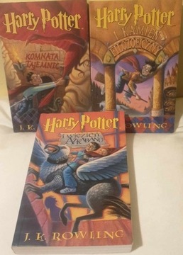 Komplet 3  Książek pt.: HARRY POTTER