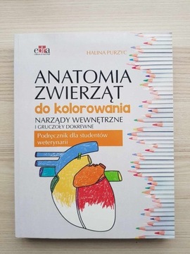 Anatomia zwierząt do kolorowania Halina Purzyc