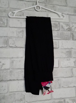 Czarne legginsy M/L