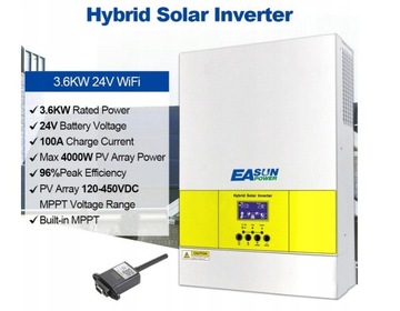 EASUN INWERTER HYBRYDOWY 3,6 KW MPPT Energy Bank