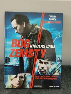 Bóg zemsty Nicolas Cage książka/ film dvd