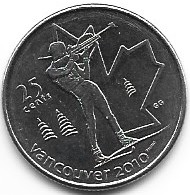 Canada 25 c.2007 okol.      