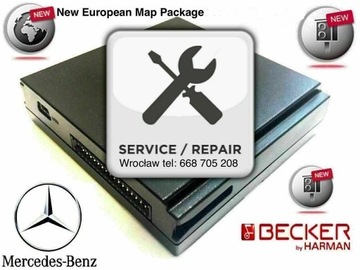 Naprawa Becker Map Pilot Mercedes moduł GPS