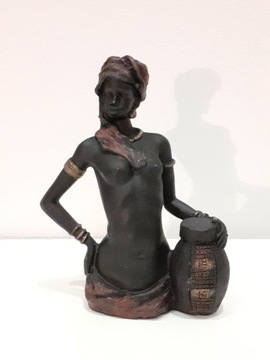 Afrykanka z dzbanem, figurka, ozdoba, dekoracja