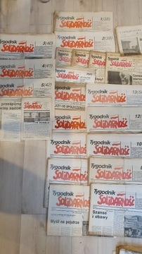 Gazety Stare Solidarność 20 szt