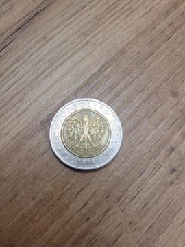 Moneta o nominale 5 zł z 1994 r 