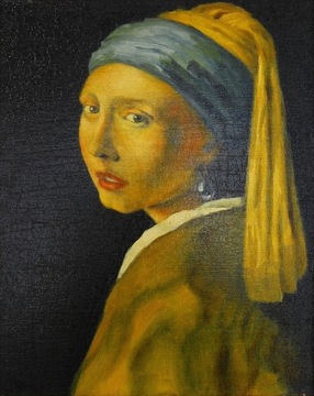 Ręcznie Malowany Obraz Olejny (Jan Vermeer)