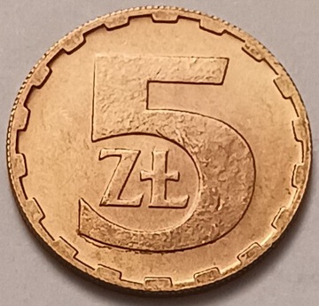 5 zł złotych 1986 r.  ładna