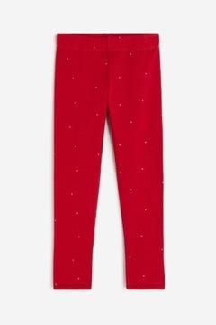 H&M Legginsy Getry Ocieplane z Meszkiem Roz. 122