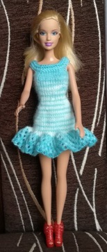 Sukienka, ubranko dla lalki Barbie handmade
