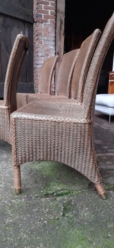 Lloyd loom krzesła boho plecionka naturalne ratan