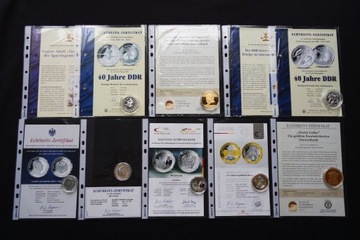 monety także SREBRNE z Certyfikatami