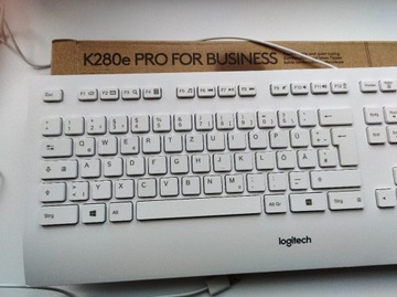 Logitech K280E PRO for business Biała klawiatura