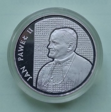 Srebrna moneta 10000zł Jan Paweł II gruba 1989r