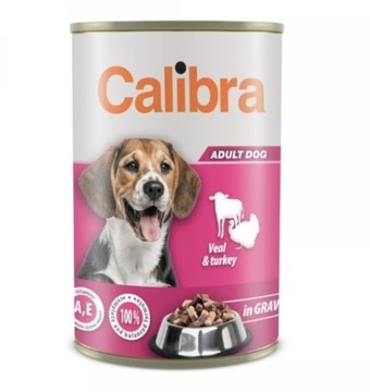 CALIBRA DOG ADULT VEAL, TURKEY 1240 g