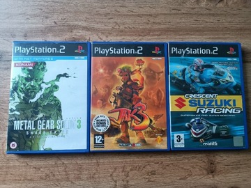 Metal Gear Solid 3 , JAK 3 i Suzuki Racing na PS2