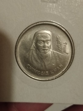 Moneta Mongolia 750 lecie 