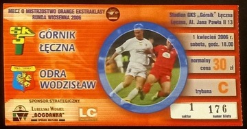 Ekstraklasa: Górnik Łęczna - Odra Wodzisław 2006