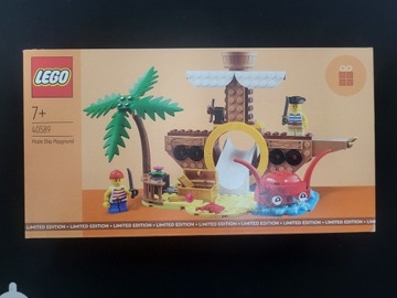 LEGO Classic 40589 Plac zabaw ze statkiem pirackim