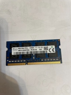  Pamięć RAM 1x8GB Hynix SO-DIMM DDR3 HMT41GS6DFR8A