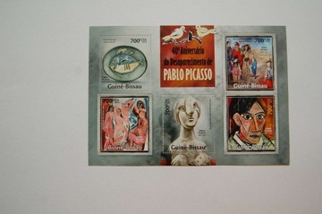 Gwinea Bissau Sw 6384-88** Pablo Picasso /ms/