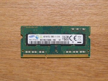 Pamięć RAM DDR3L Samsung 4GB 1600MHz PC3L-12800S