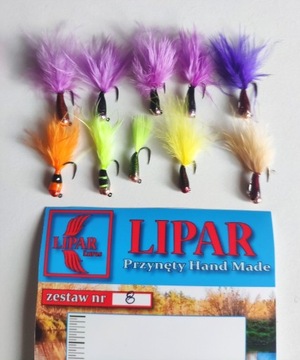 JIG PUSZAK Lipar - hand made  - zestaw 8