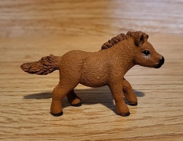 Schleich koń mini shetty źrebię figurka model wycofany z 2014 r.