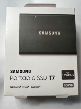 Samsung Portable SSD T7 500GB