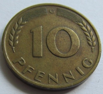 10 pfennig RFN 1966, 1976, 1989 r.