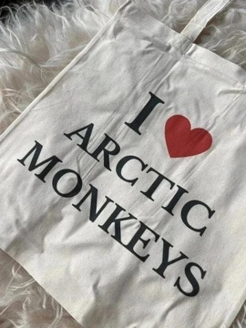 Torba i love Arctic Monkeys serce heart tote 