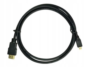 Kabel HDMI - micro HDMI 1,5 m czarny.
