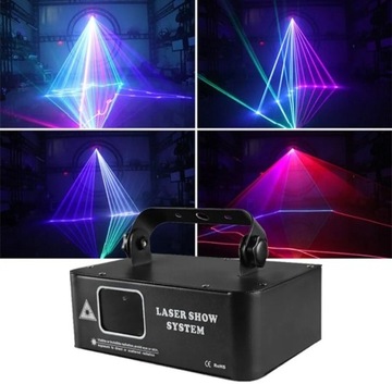 Laser Dj  500mW RGB animacyjny DMX