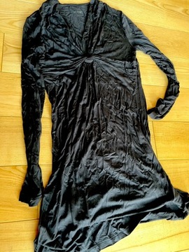 Sukienka ciążowa elegancka czarna tchibo S/M