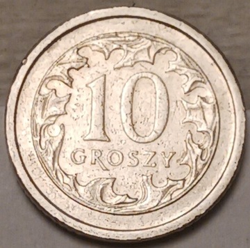 10 gr groszy 2001 r. 