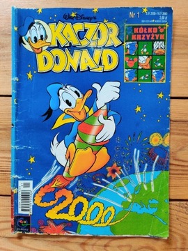 Komiks Kaczor Donald nr 1 2000 r.