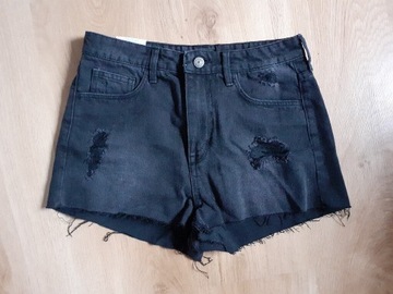 Nowe jeansowe spodenki h&m 36/38, szorty dżinsowe