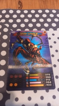 Karta Spider man Heroes &Villains #120 Iron Spider